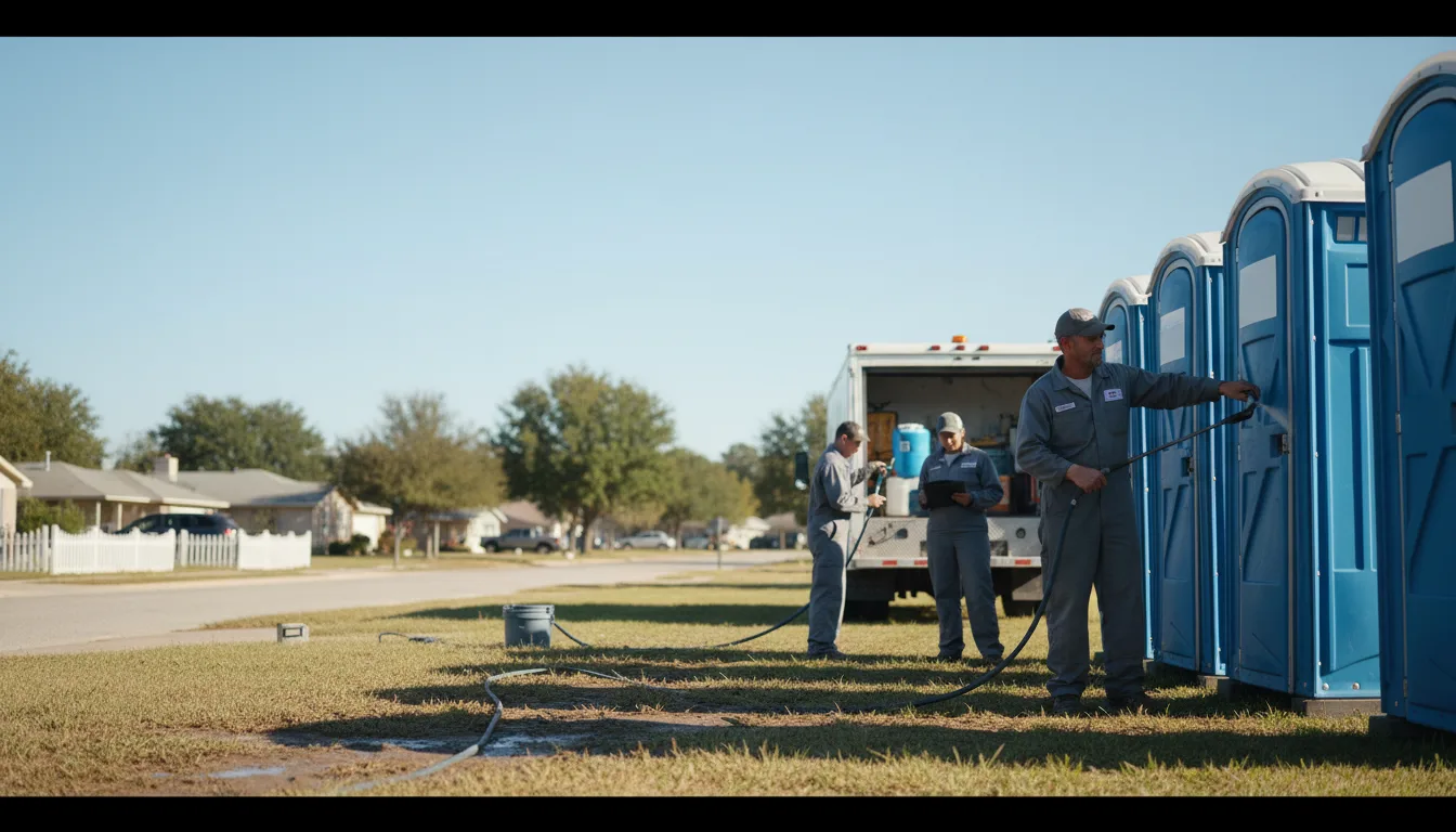 Long-Term Portable Toilet Rental in Big Flat, AR near me